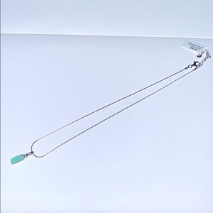 NWT Sterling Silver Created Opal necklace